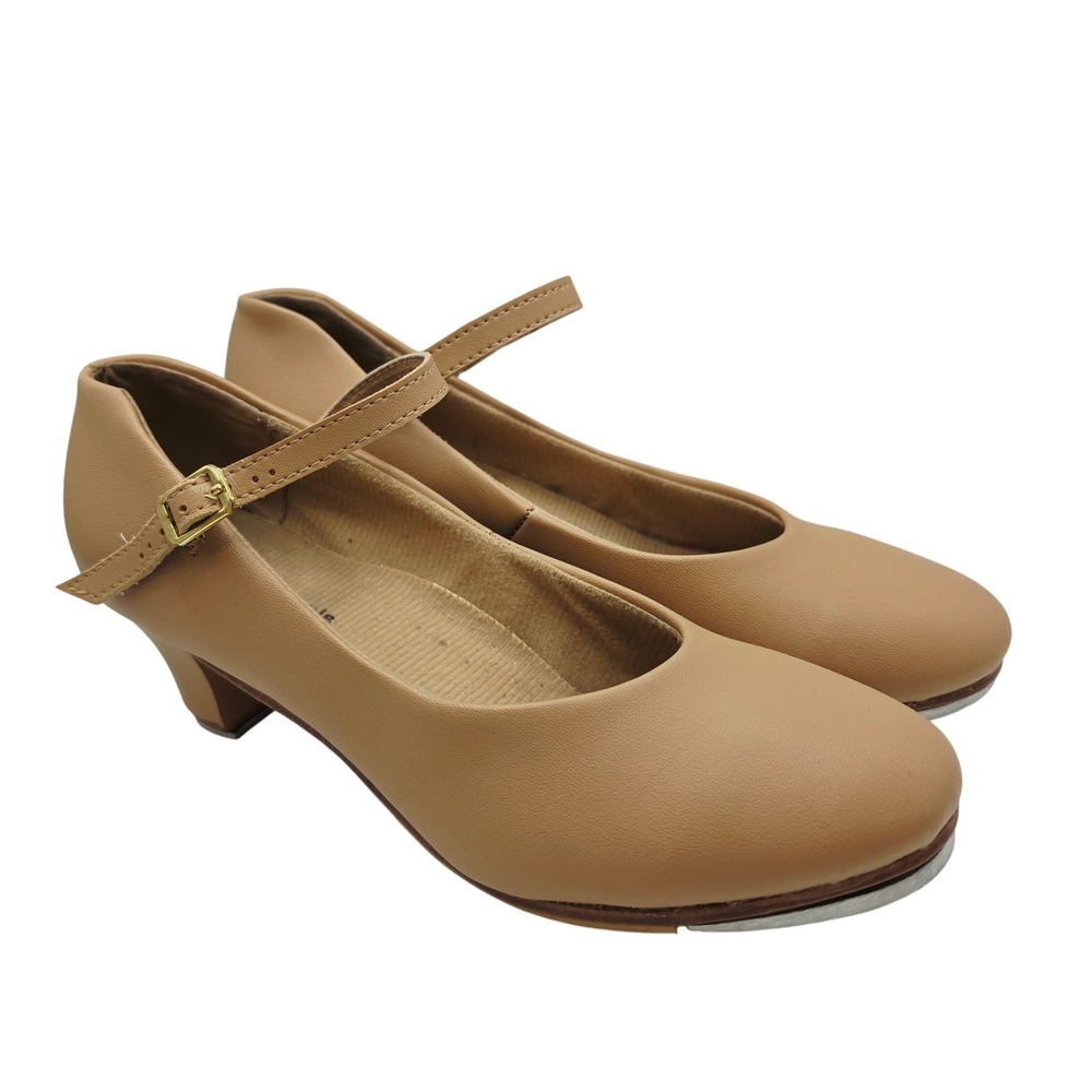 Theatricals Tan Tap Shoes Womens Mary Jane Character Heel Dance Shoes T7102